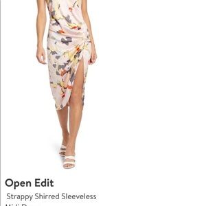 Nordstrom Open Edit Strappy Midi Dress. Worn once for a wedding!